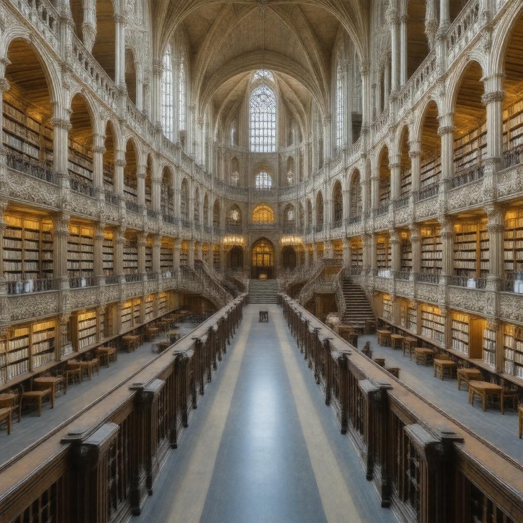 Click to view larger image AI-created image of Maughan Library