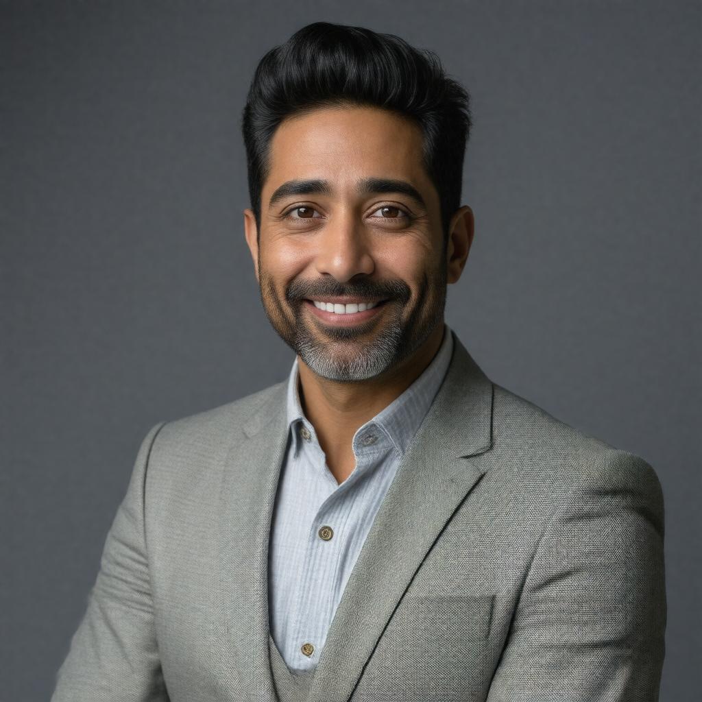 AI-created image of Maulik Pancholy