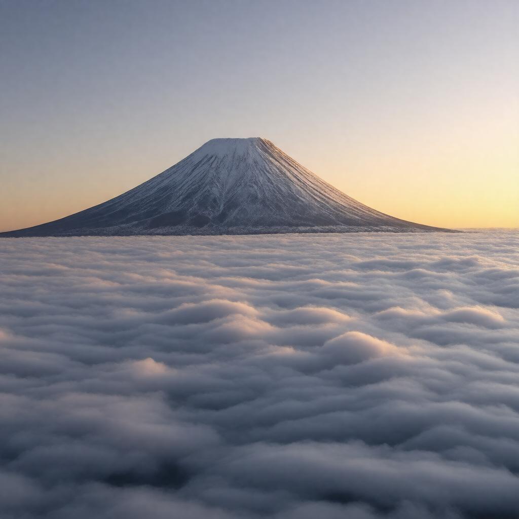 AI-created image of Mauna Kea