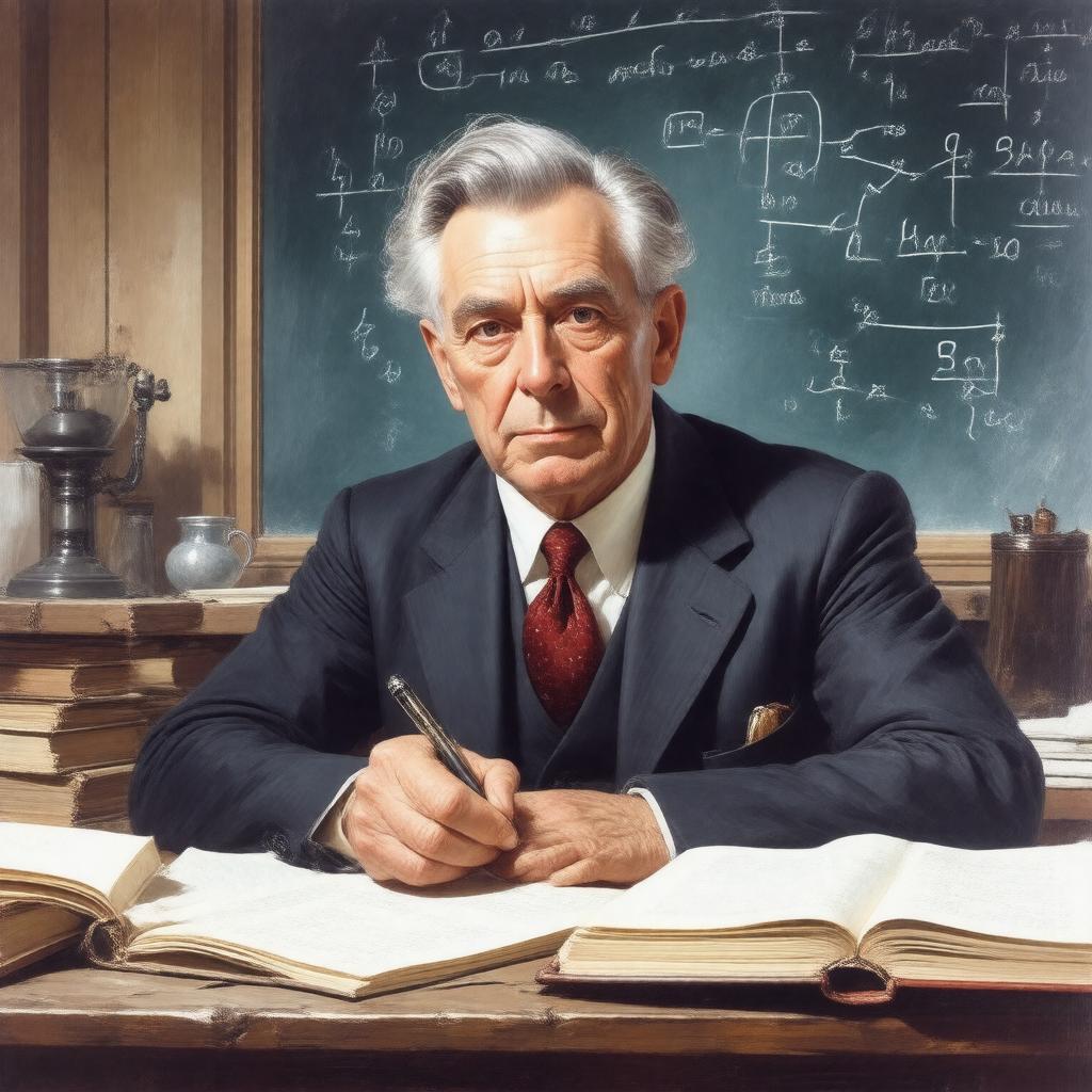 AI-created image of Maurice Pryce