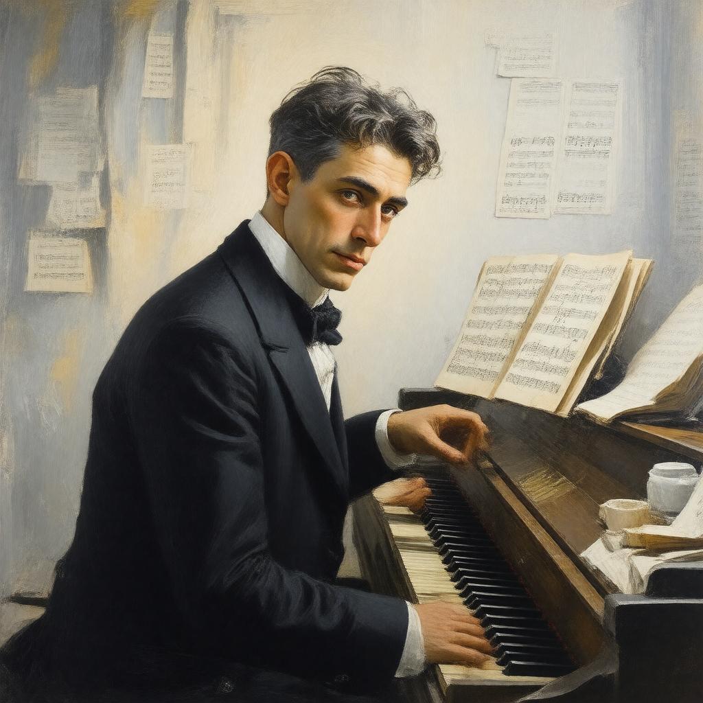 AI-created image of Maurice Ravel