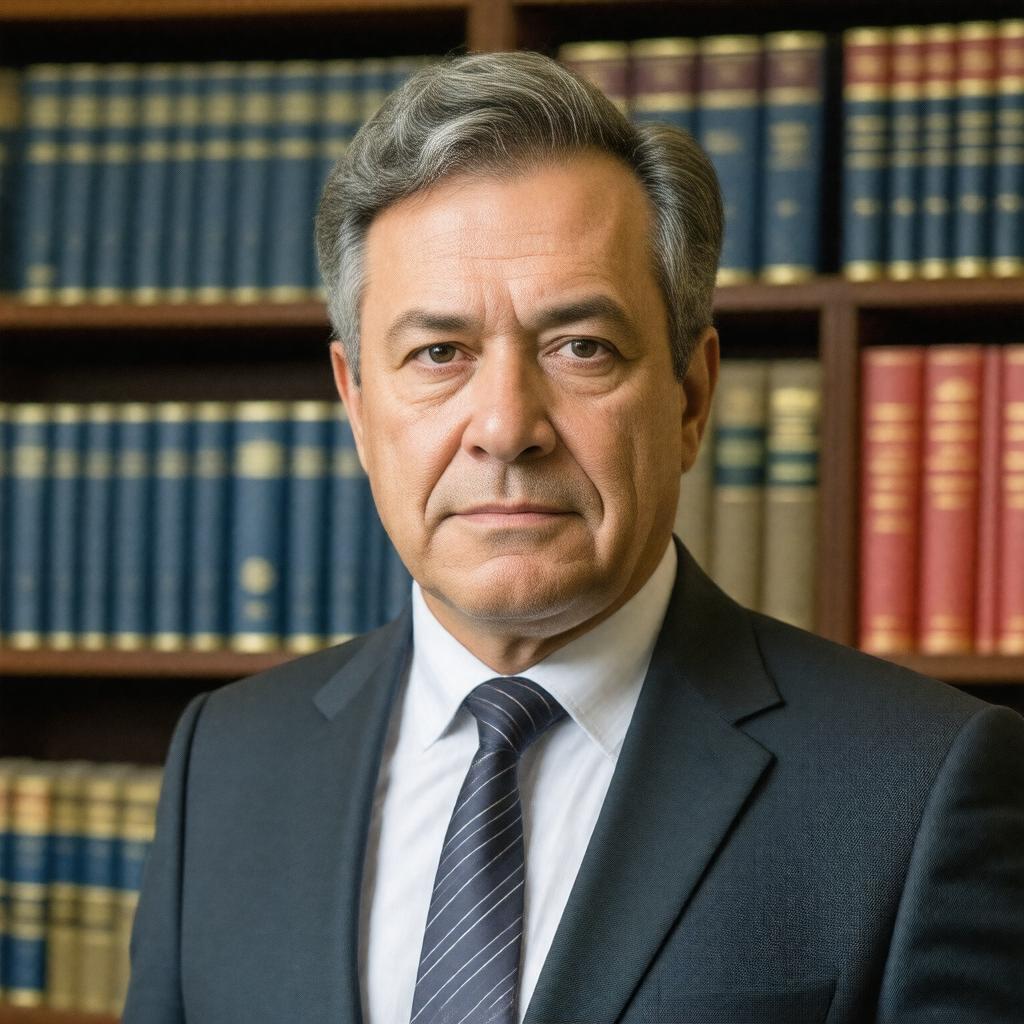 AI-created image of Mauricio García Villegas