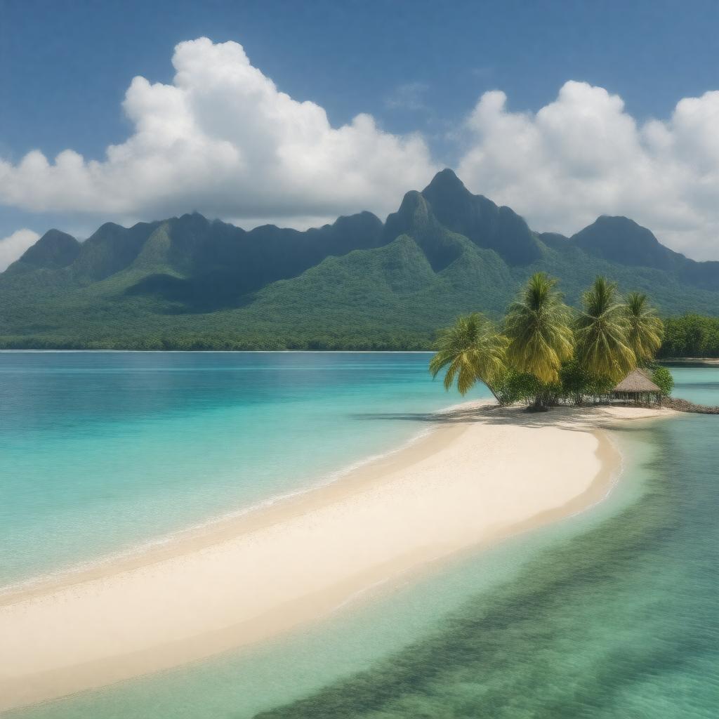 AI-created image of Mauritius