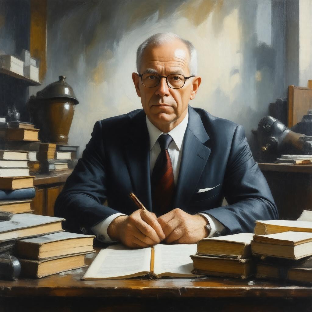 AI-created image of Max Boot