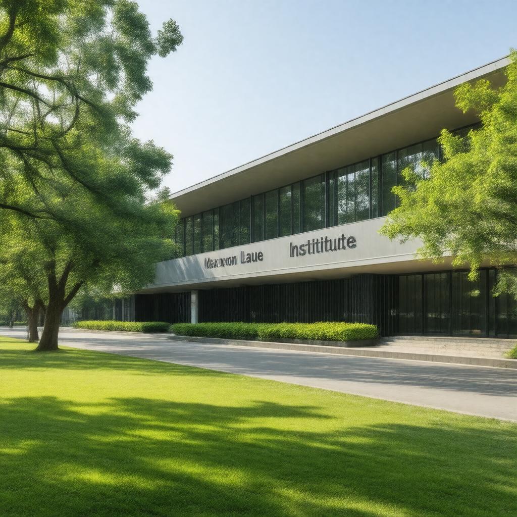 Click to view larger image AI-created image of Max von Laue Institute