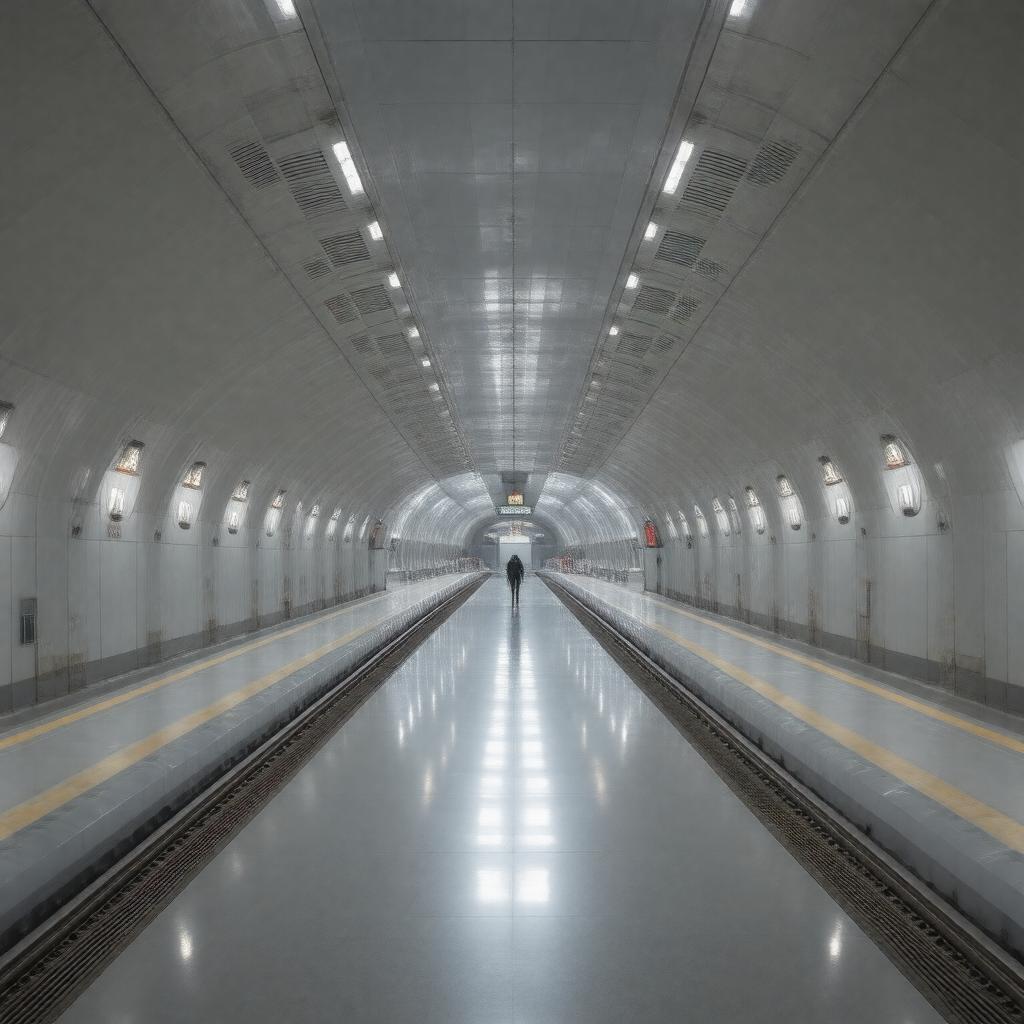 AI-created image of Maxwell MRT Station