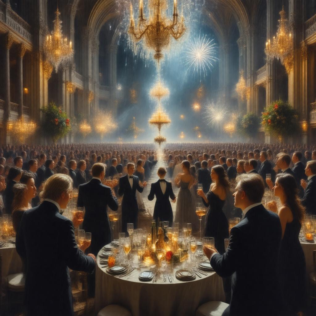 AI-created image of May Week Ball