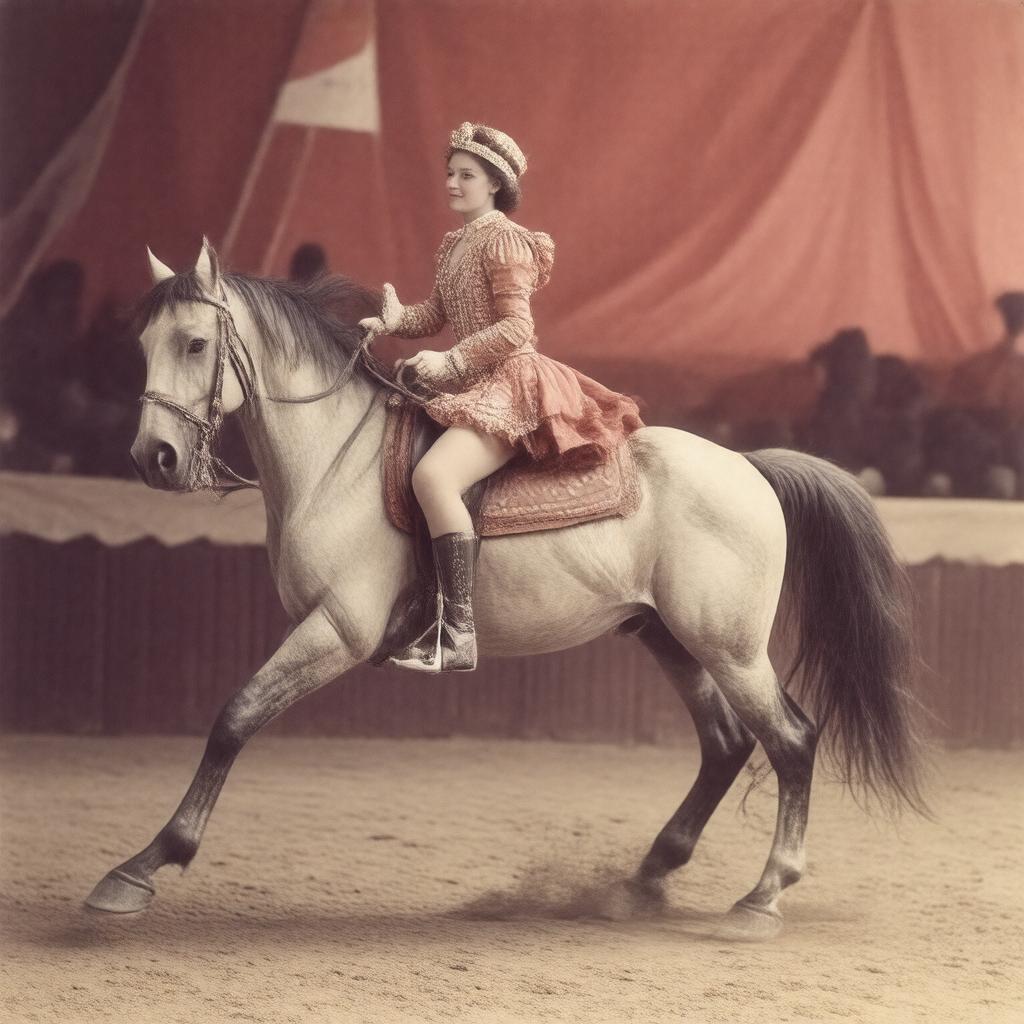 Click to view larger image AI-created image of May Wirth