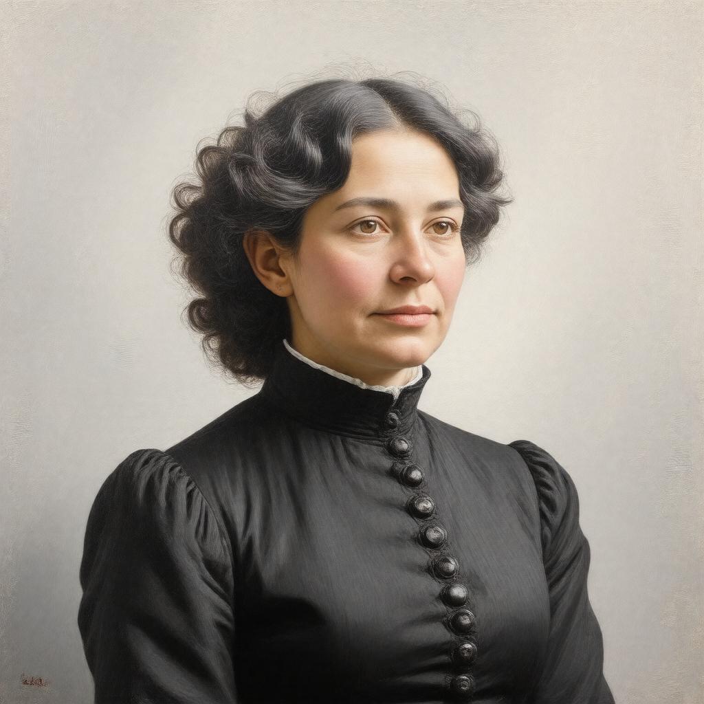 AI-created image of May Wright Sewall