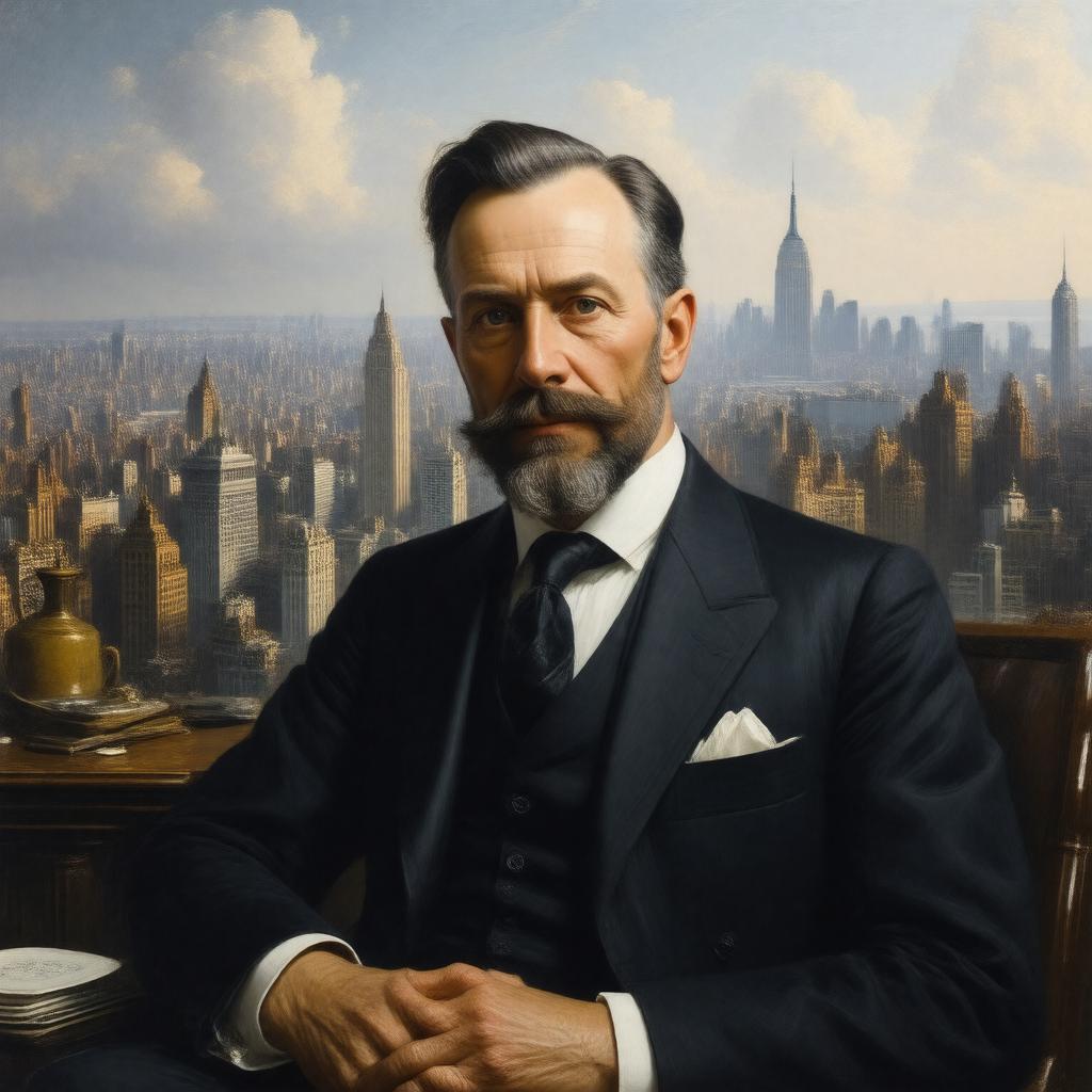 AI-created image of Mayer Lehman