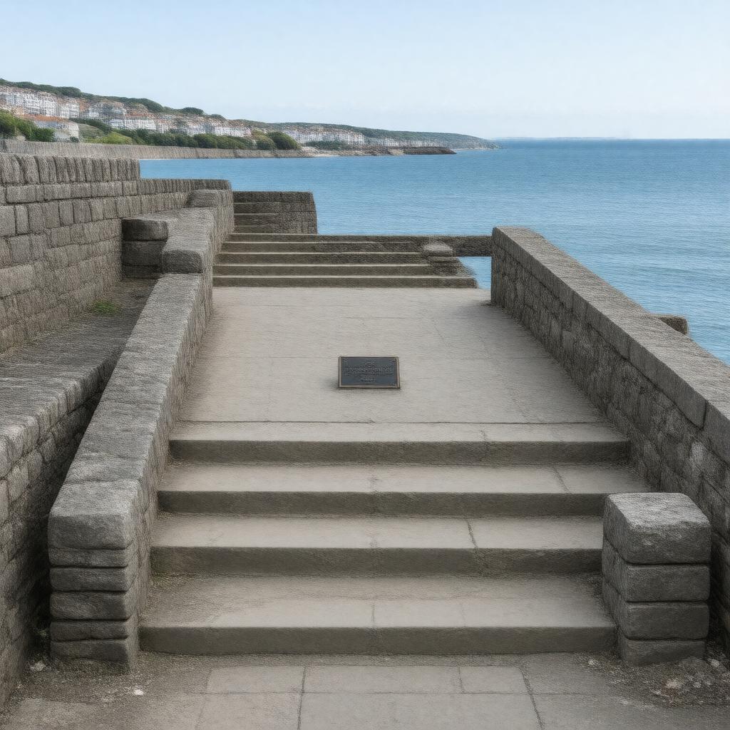 Click to view larger image AI-created image of Mayflower Steps