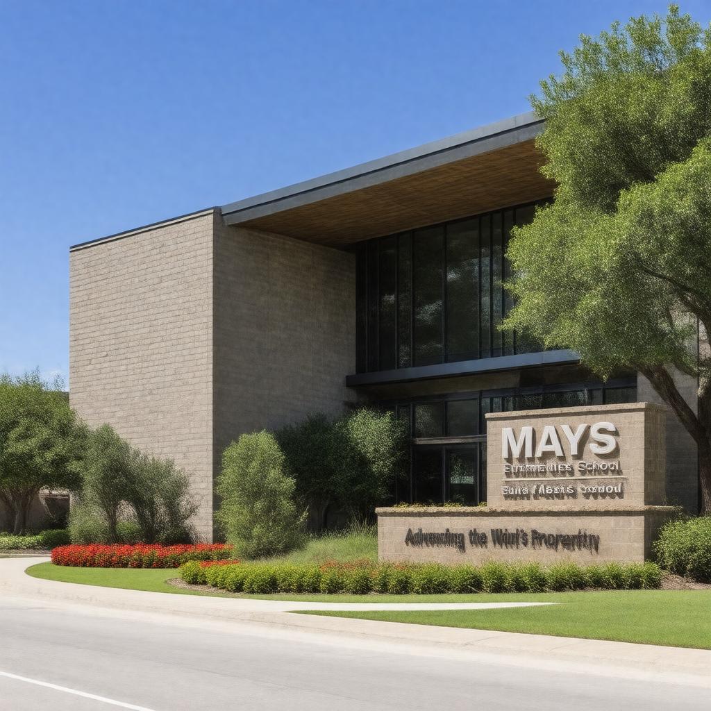 AI-created image of Mays Business School