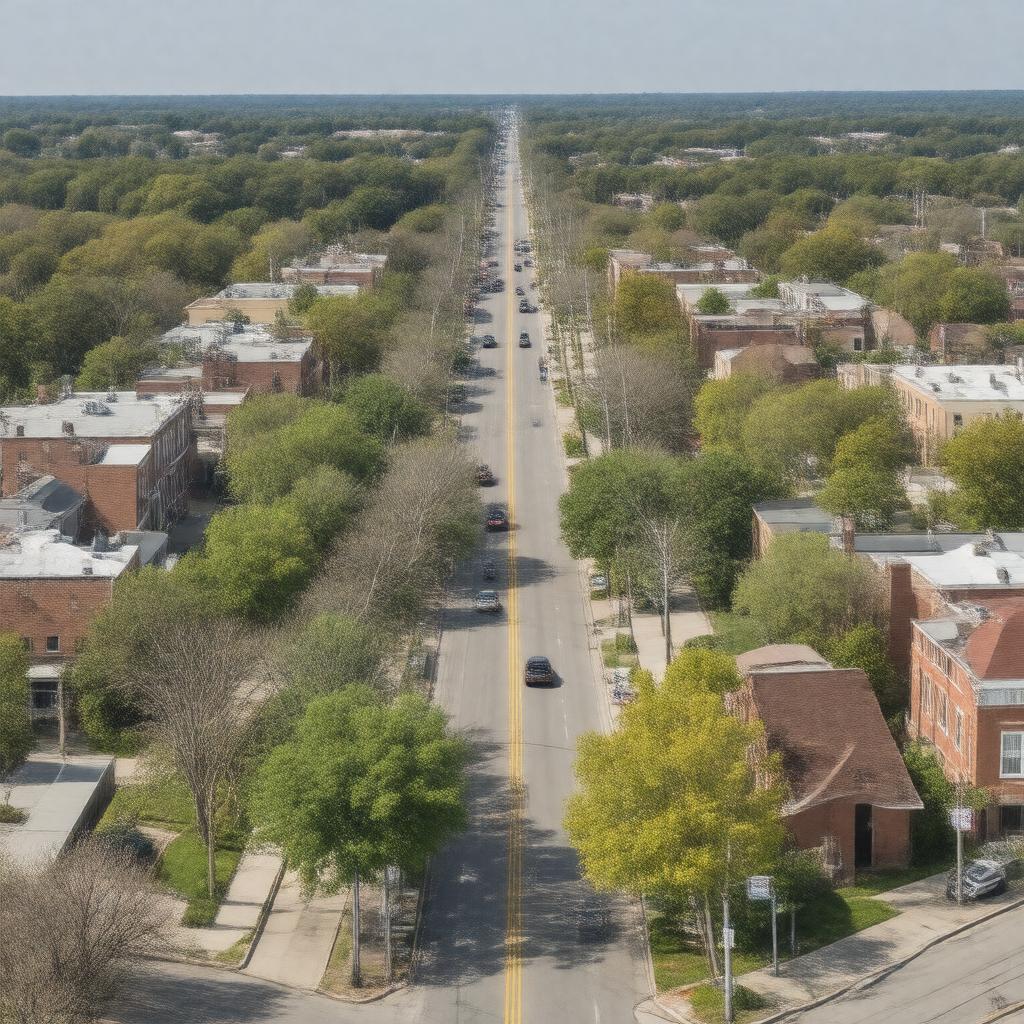 AI-created image of Maywood, Illinois, United States