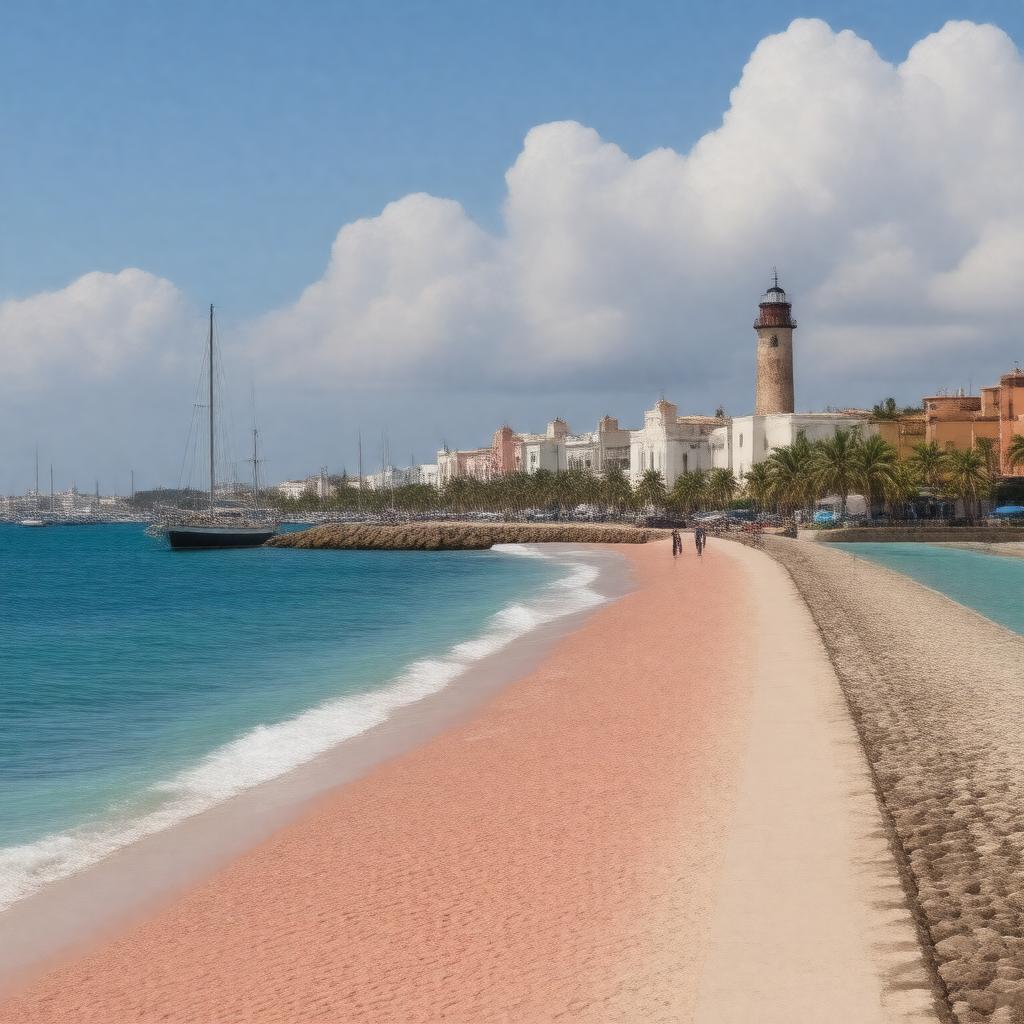 AI-created image of Mazatlán, Mexico