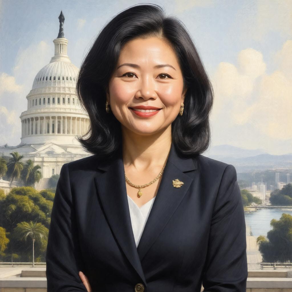 AI-created image of Mazie Hirono
