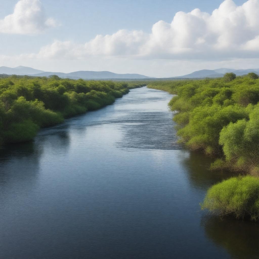 AI-created image of McArthur River