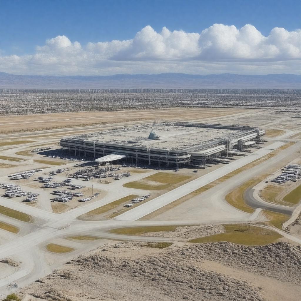 AI-created image of McCarran International Airport