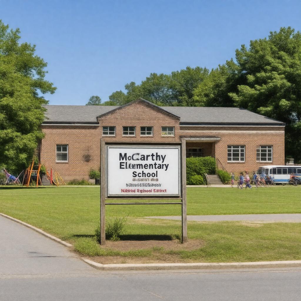 AI-created image of McCarthy Elementary School