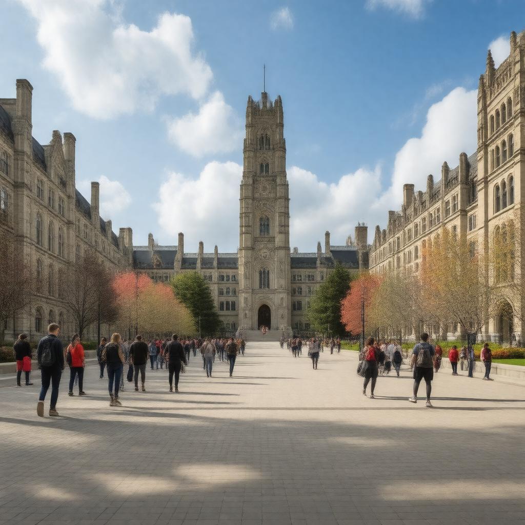 AI-created image of McGill University