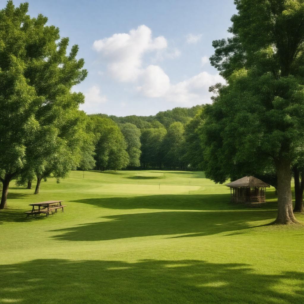 AI-created image of McIntire Park