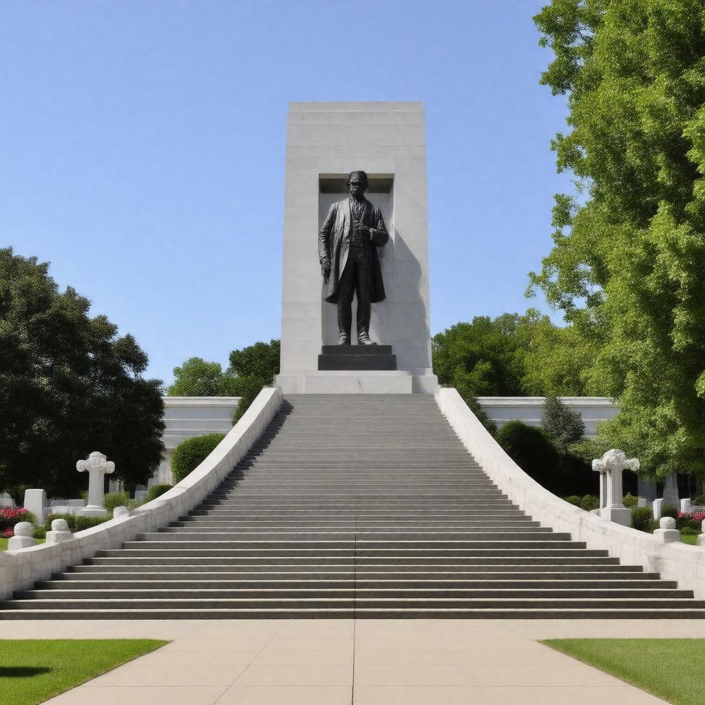 AI-created image of McKinley National Memorial