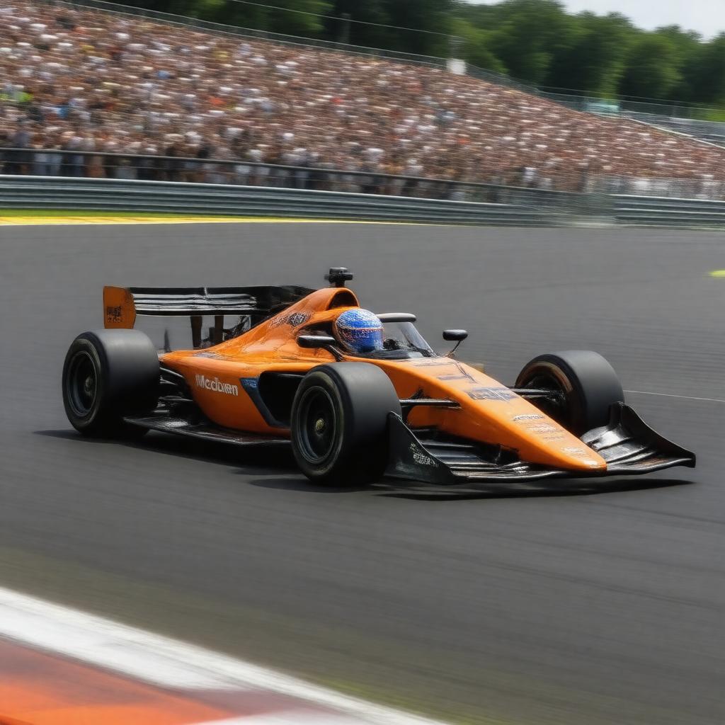 AI-created image of McLaren F1 Team