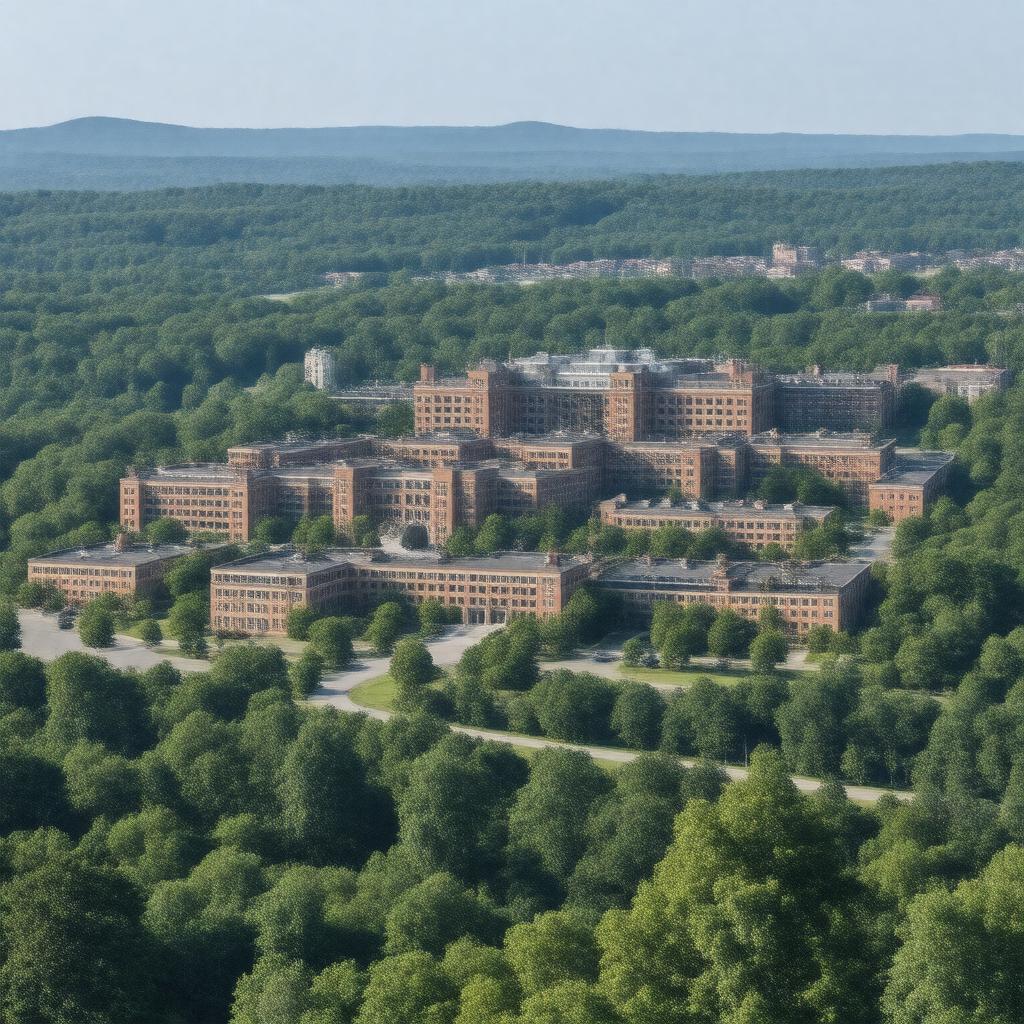 AI-created image of McLean Hospital