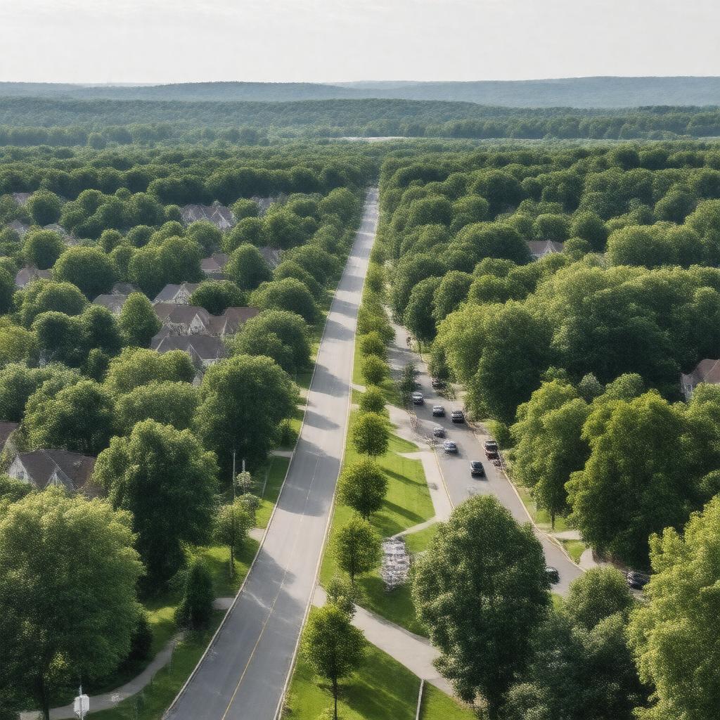 AI-created image of McLean, Virginia, United States