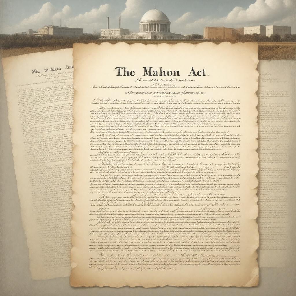 AI-created image of McMahon Act