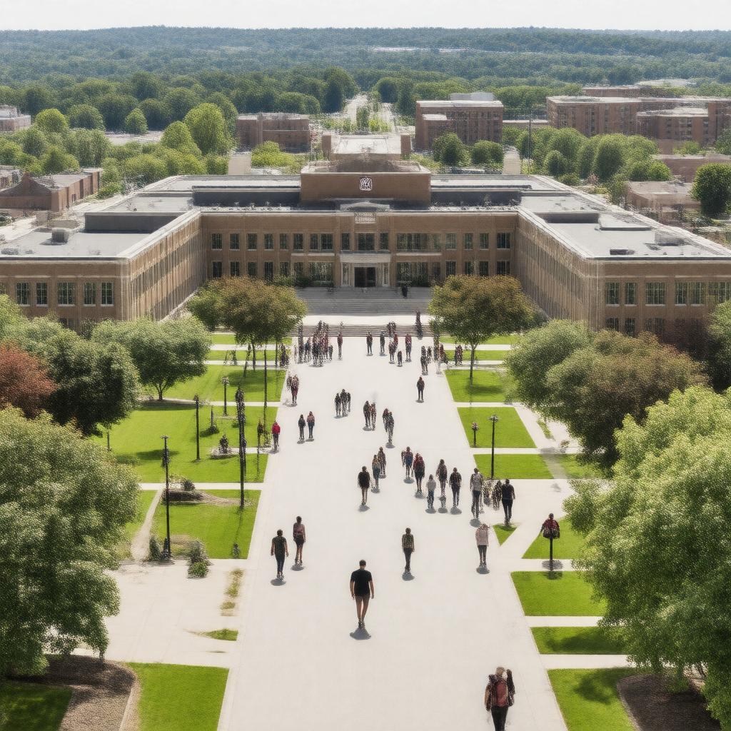 AI-created image of McMaster University