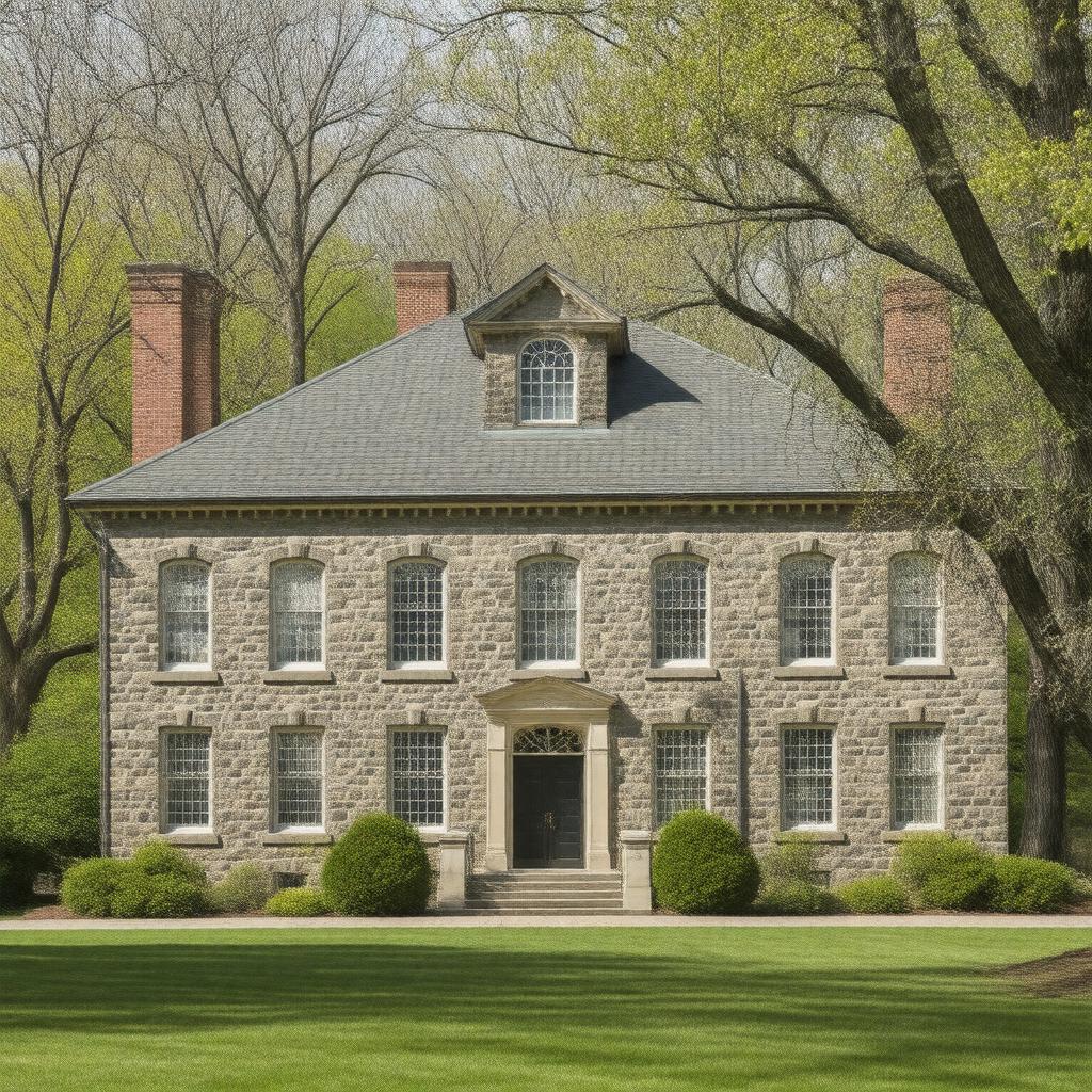 AI-created image of McMillan Hall