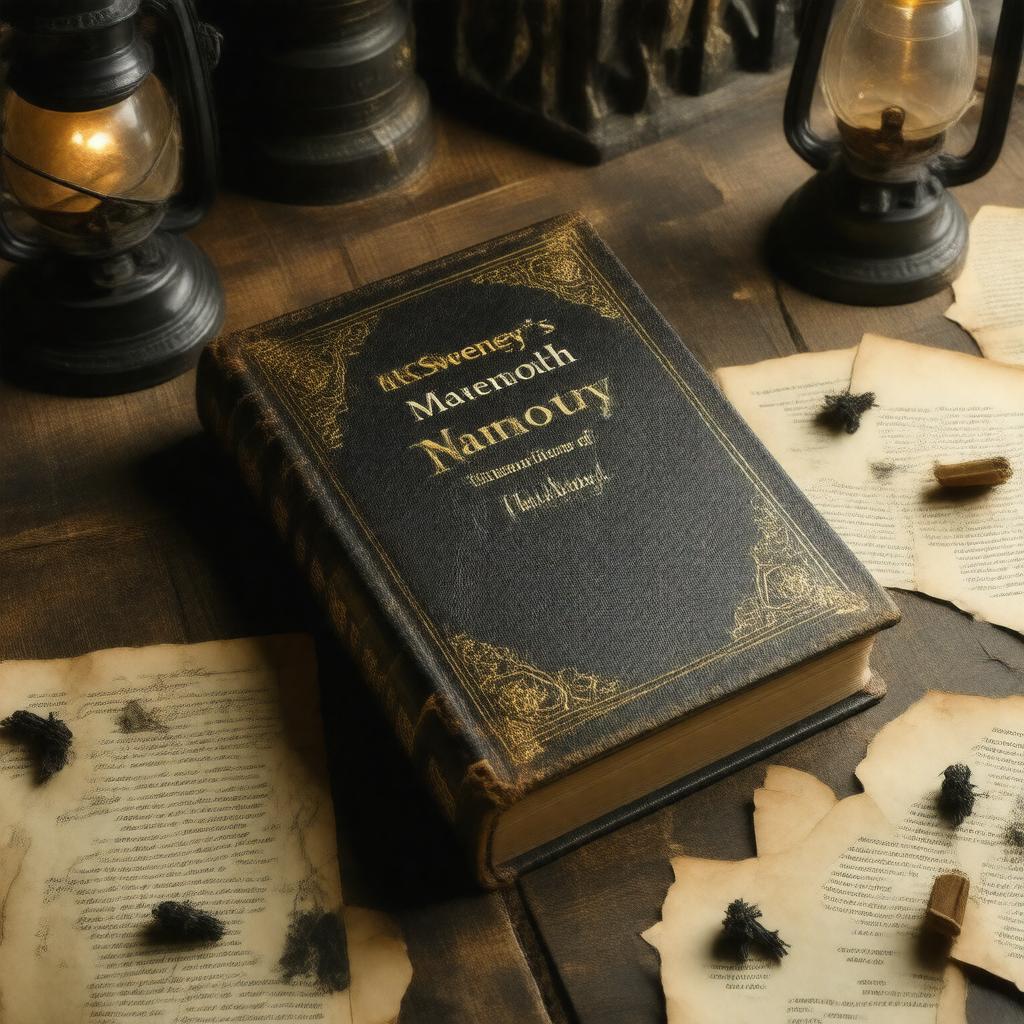 AI-created image of McSweeney's Mammoth Treasury of Thrilling Tales