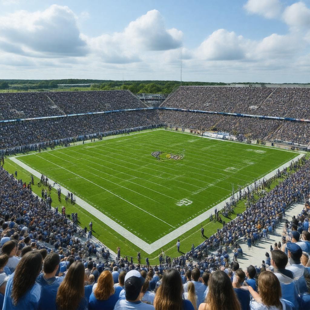 AI-created image of Meade Stadium