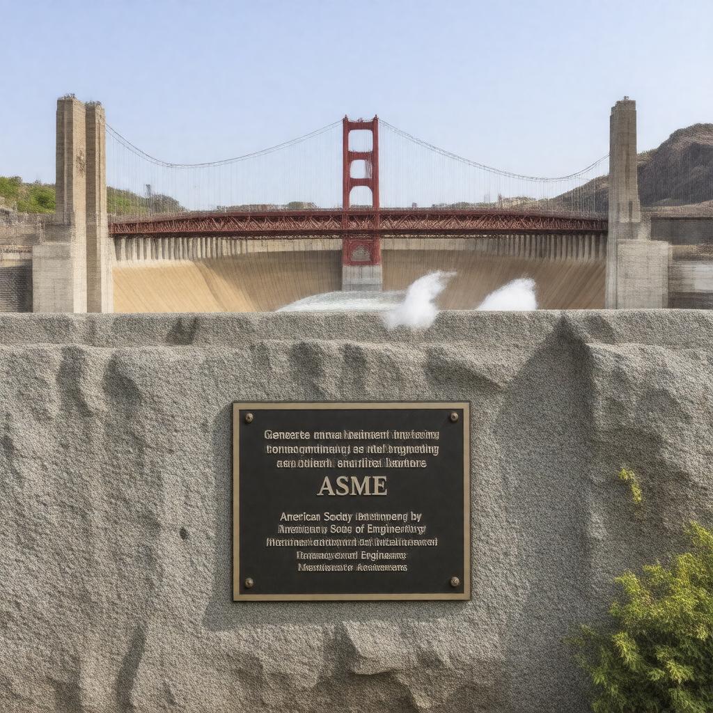 Click to view larger image AI-created image of Mechanical Engineering Landmark (ASME)
