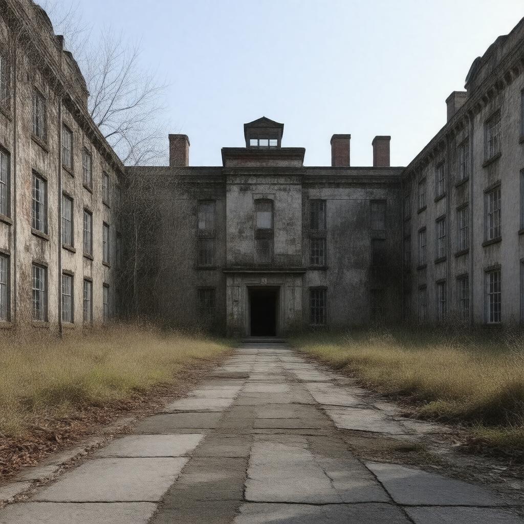 AI-created image of Medfield State Hospital