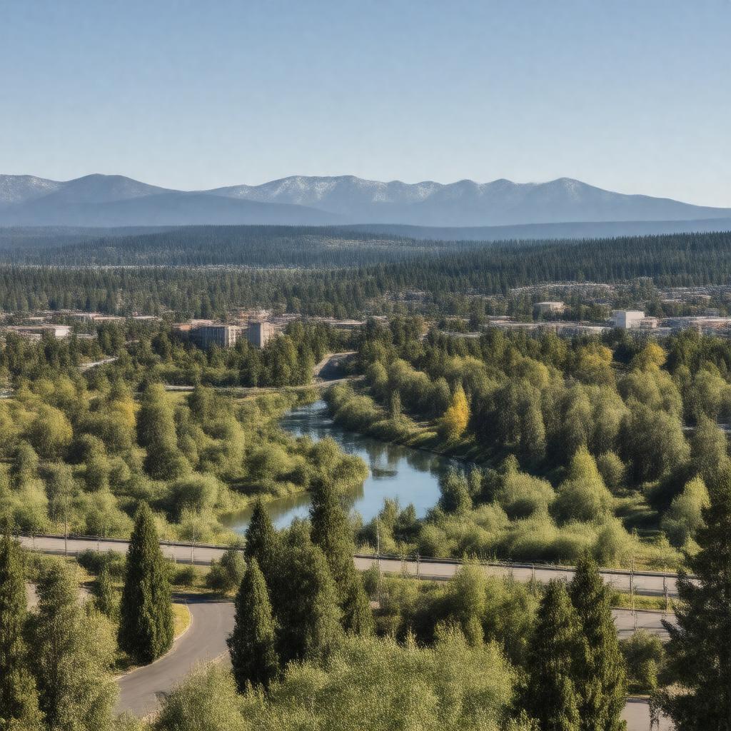 AI-created image of Medford, Oregon