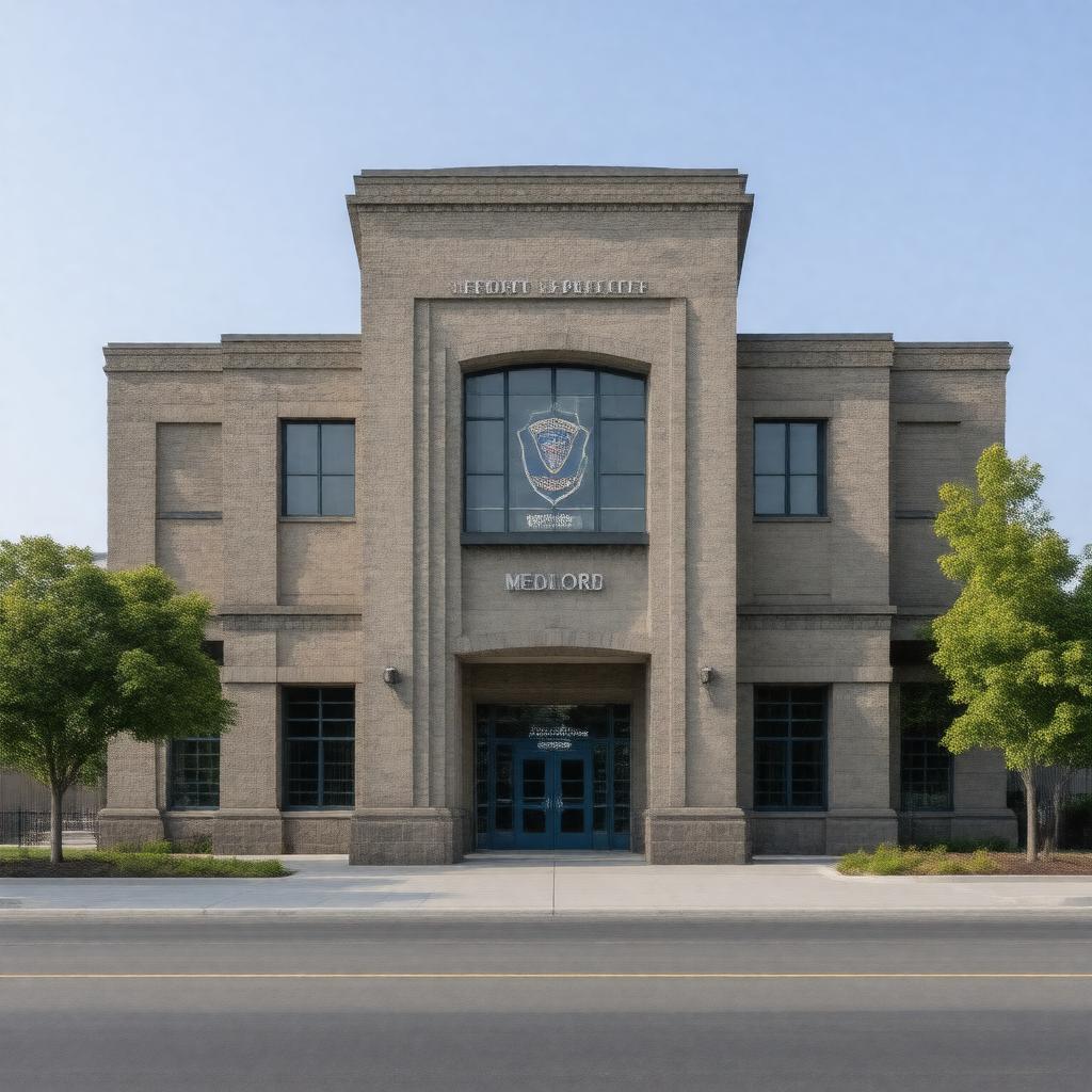 AI-created image of Medford Police Department