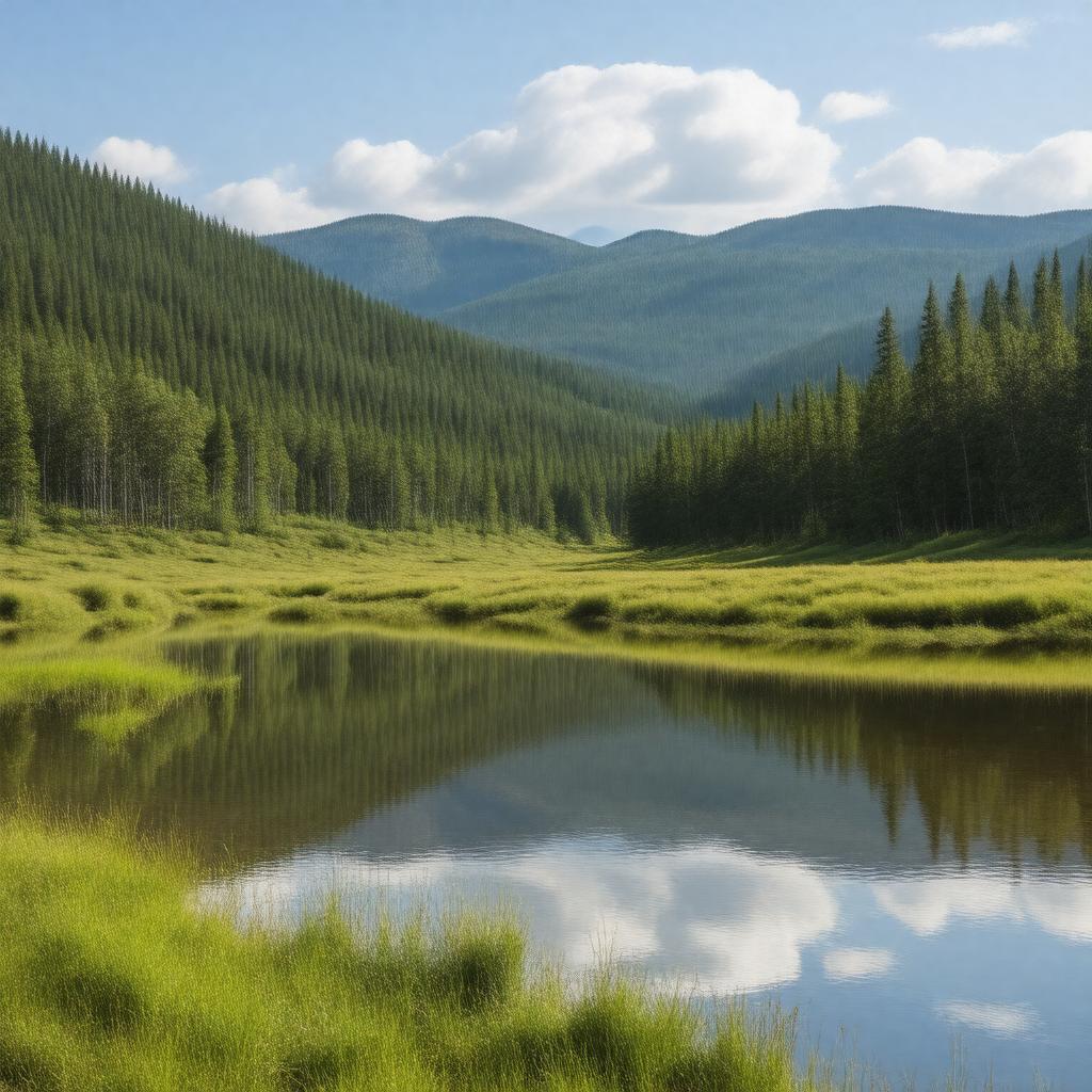 AI-created image of Medicine Bow-Routt National Forests and Thunder Basin National Grassland
