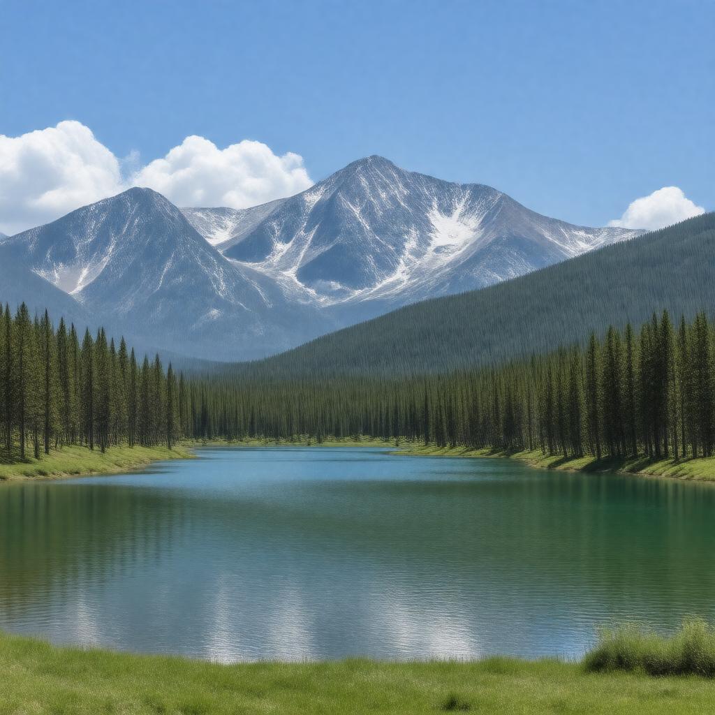 AI-created image of Medicine Bow National Forest