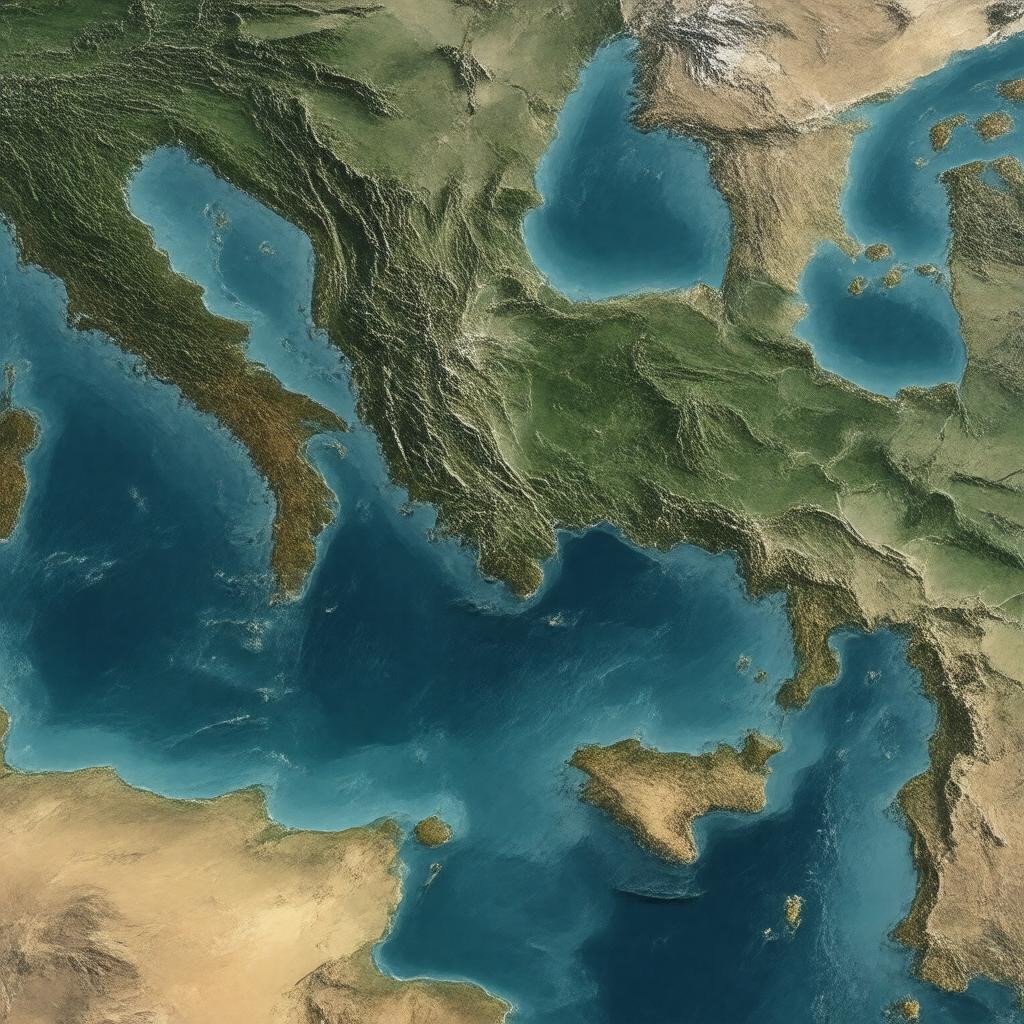 AI-created image of Mediterranean Basin