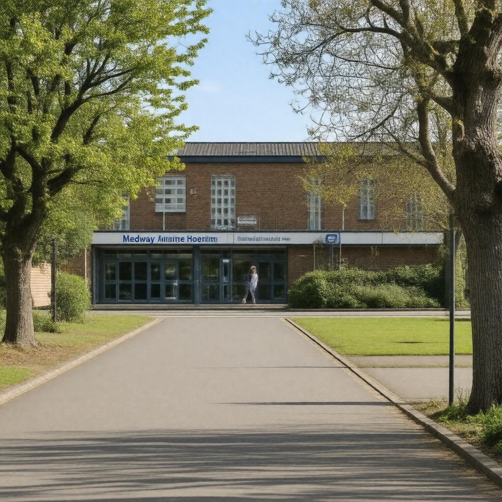 AI-created image of Medway Maritime Hospital