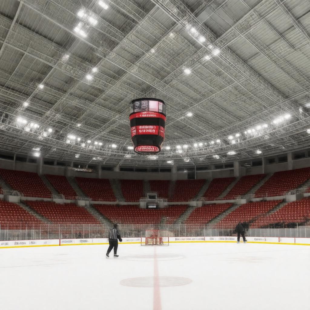 AI-created image of Meehan Auditorium
