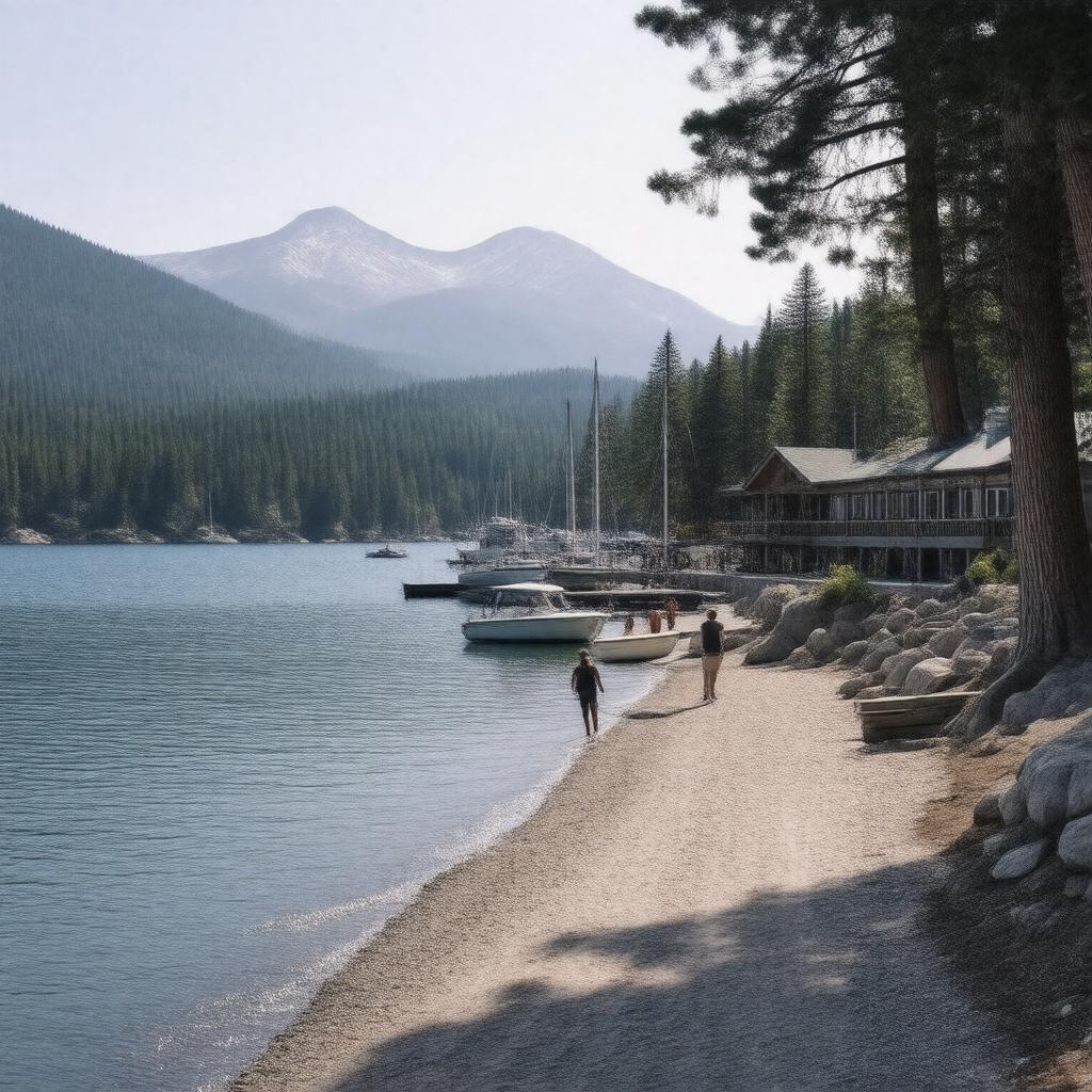 AI-created image of Meeks Bay Resort & Marina