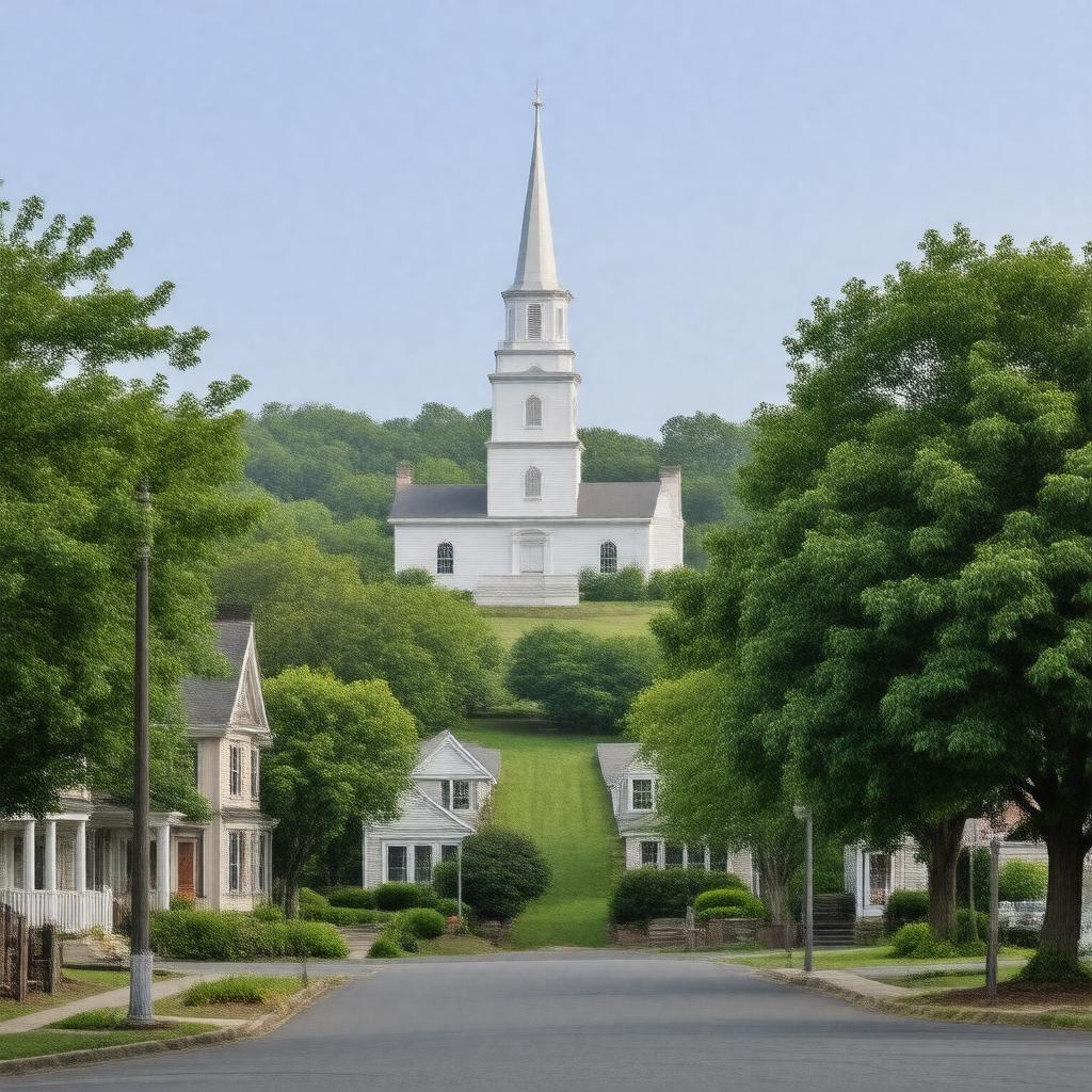 AI-created image of Meeting House Hill