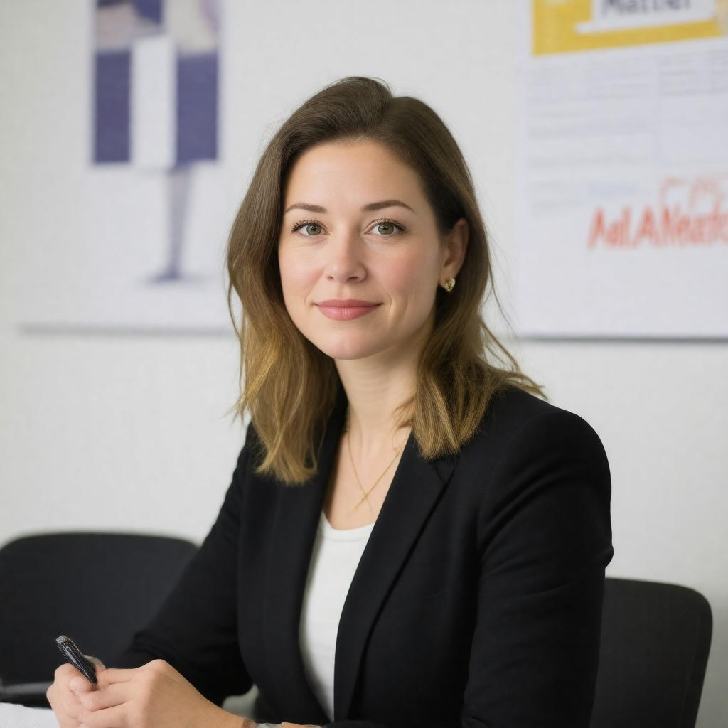 AI-created image of Megan Garvey