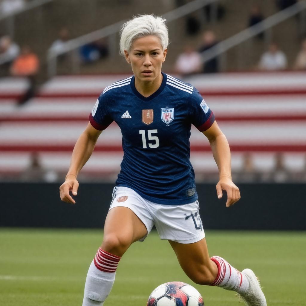 AI-created image of Megan Rapinoe