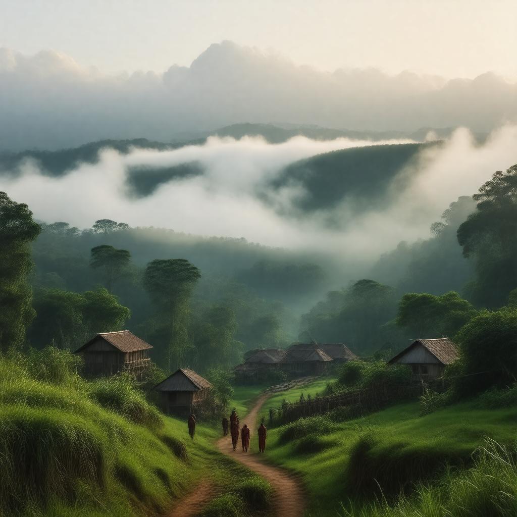 AI-created image of Meghalaya