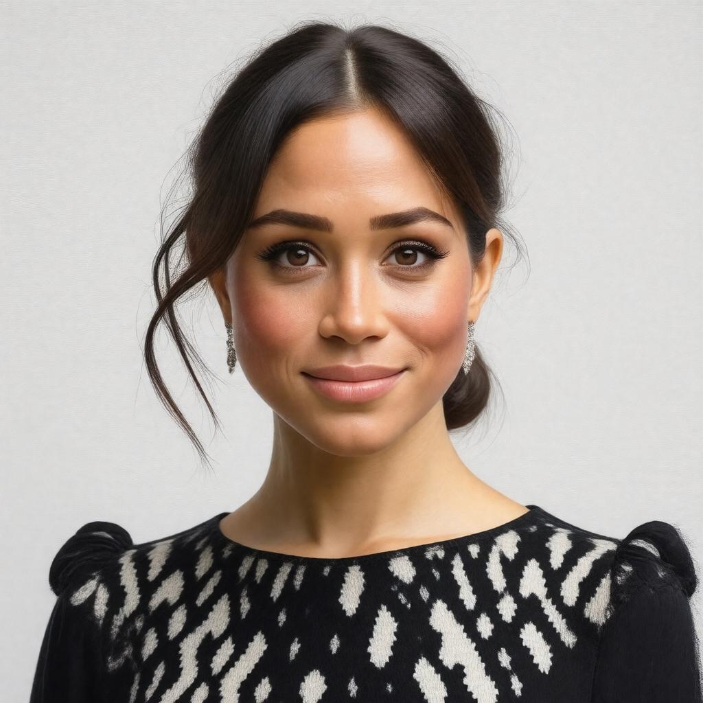 AI-created image of Meghan, Duchess of Sussex