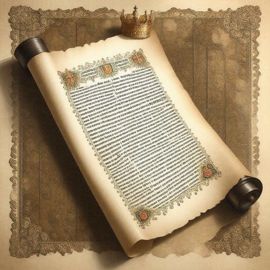 AI-created image of Megillat Esther