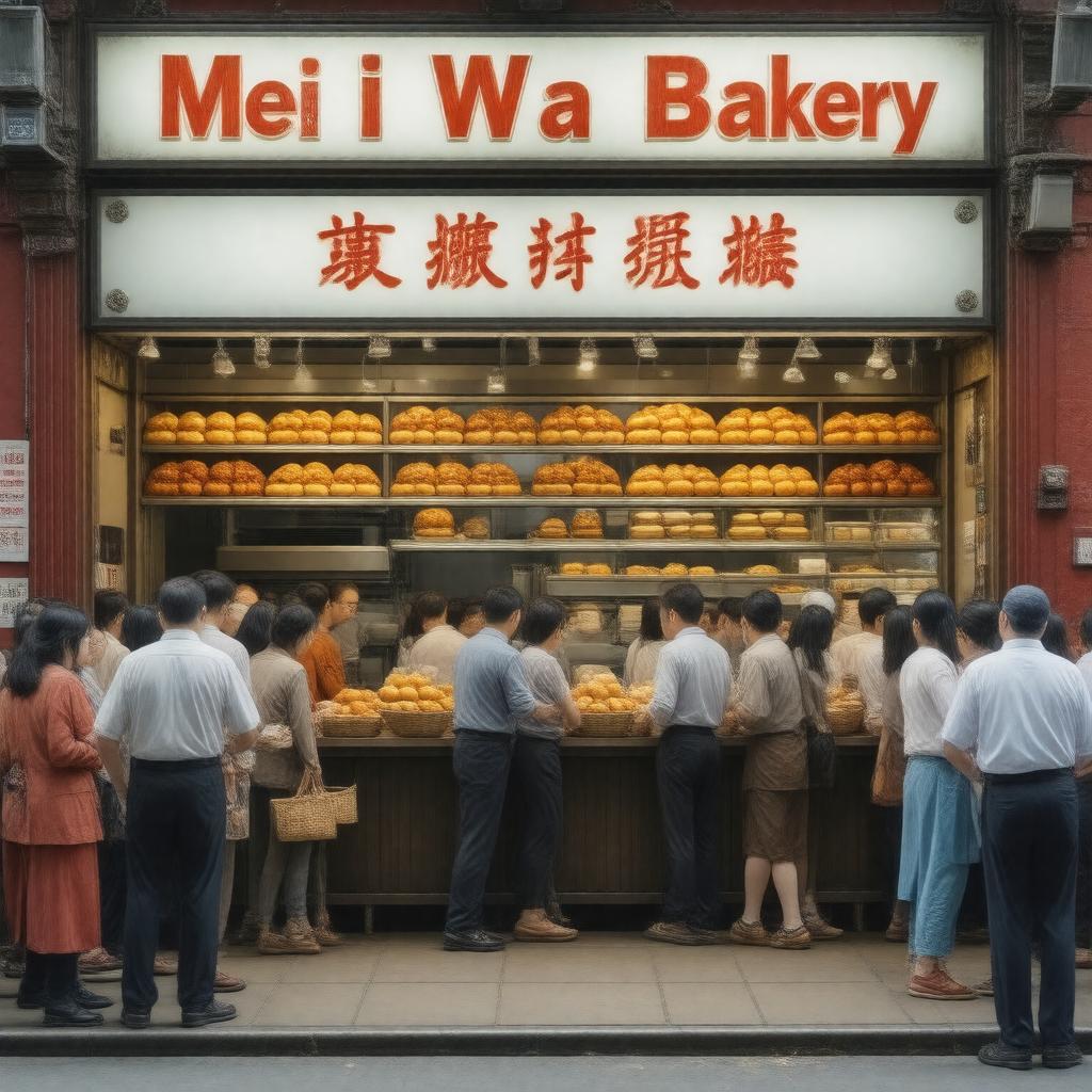 AI-created image of Mei Li Wah Bakery